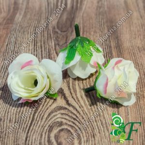 Головка розы Кордес белый за 5 штук корд-4