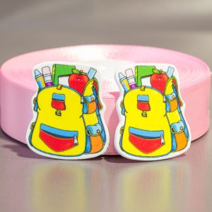 Кабошон Серединка Ранец школьный желтый