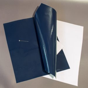 Кожа Экокожа Лаковая синий темный Кожа-4