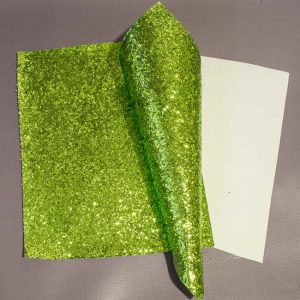 Кожа Экокожа Крупный глиттер оливковый Кожа-130