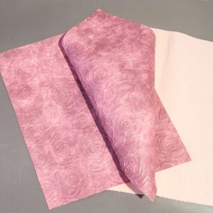 Кожа Экокожа Розы литье глициния Кожа-36