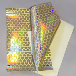 Кожа Экокожа Сердца хамелеон золото Кожа-154