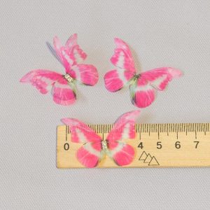 Декор Бабочки розовая Апли-3