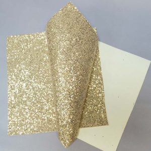 Кожа Экокожа Стробоскоп золото Кожа-222