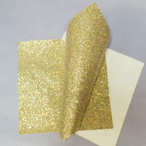 Кожа Экокожа Стробоскоп мульти золото Кожа-218