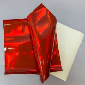 Кожа Экокожа Лаковая зеркальная красный Кожа-235