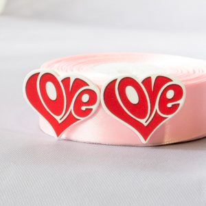 Кабошон Серединка Сердце LOVE