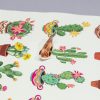 Стикеры наклейки 19 шт. на листе Фигурные Кактусы