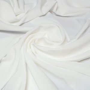 Мокрый шелк костюмный белый