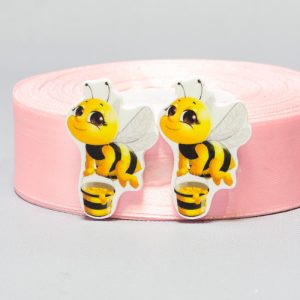 Кабошон Серединка Пчелка с ведерком меда