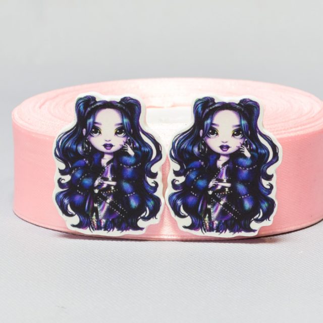 Кабошон Серединка кукла Rainbow Naomi в черном
