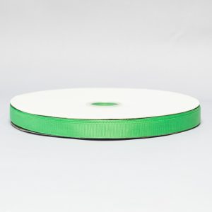 Лента репсовая 12 мм зеленый за 3 м