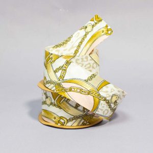 Лента Версаче розовый