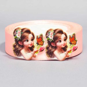 Кабошон Серединка Девочка с бабочкой