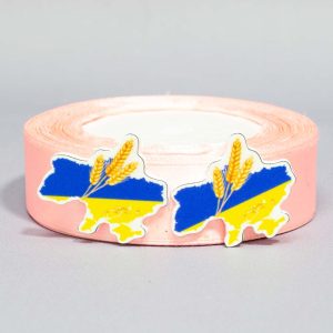 Заготовка для значка Украина с колосками БРАК