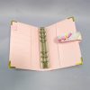 Баиндер Блокнот для накопления Геометрия и мрамор розовый