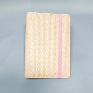Баиндер Блокнот для накопления Плетенка розовый