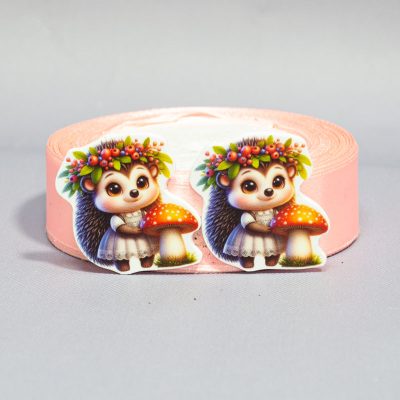 Кабошон Серединка Ежик с грибом