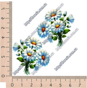 ТермоНаклейки Букет ромашек за 2 шт