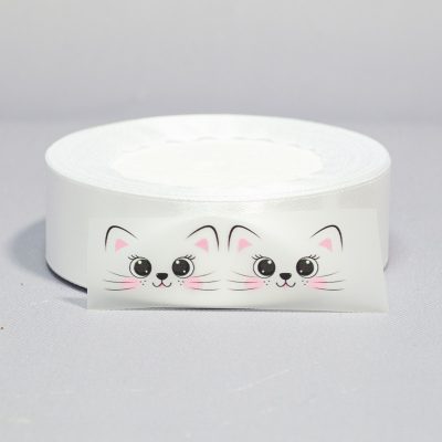 ТермоНаклейки Мордочка кошки розовые щеки за 2 шт