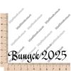ТермоНаклейки Выпуск 2025 черный цвет за 2 шт