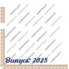 ТермоНаклейки Выпуск 2025 синий цвет за 2 шт