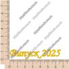 ТермоНаклейки Выпуск 2025 желтый цвет за 2 шт