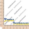 ТермоНаклейки Первая учительница желто-синий цвет за 2 шт