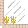 ТермоНаклейки Тризуб желтый за 2 шт