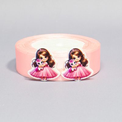 Кабошон Серединка Принцесса с игрушкой единорог
