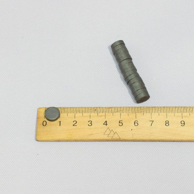 Магнитная заготовка шайба 10 * 3 мм за 10 шт