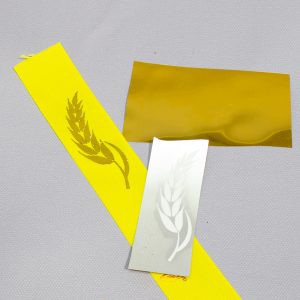 ТермоНаклейки ЗОЛОТО Колосок пшеницы за 1 шт