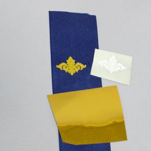 ТермоНаклейки ЗОЛОТО Орнамент завитки за 1 шт