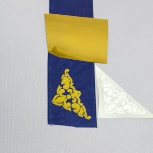 ТермоНаклейки ЗОЛОТО Орнамент лилия за 1 шт