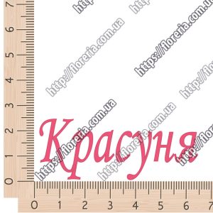 ТермоНаклейки надпись Красавица за 2 шт