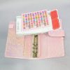 Баиндер Блокнот для накопления Крупный глиттер розовый с наполнением