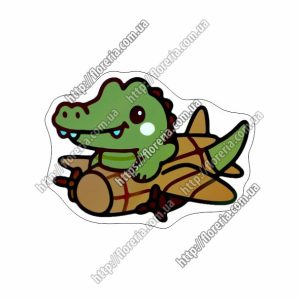 Кабошон Серединка Итальянские мемы Крокодил-Самолёт Bombardiro Crocodilo