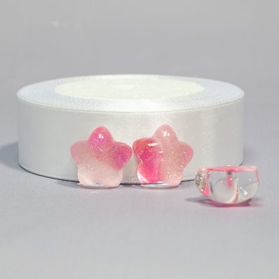 Серединка Флуо Звездочка розовая за 1 шт.