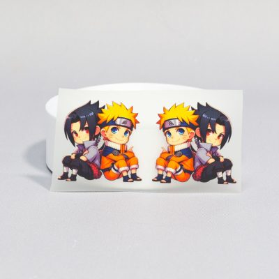 ТермоНаклейки Аниме Naruto Саске и Наруто за 2 шт