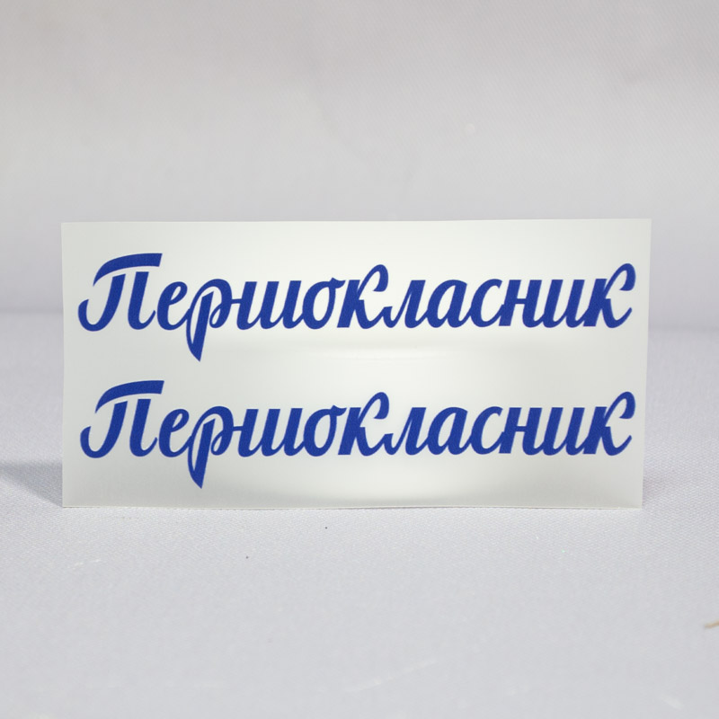 ТермоНаклейки Первоклассник синий цвет за 2 шт