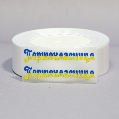 ТермоНаклейки Первоклассница желто-синий цвет за 2 шт