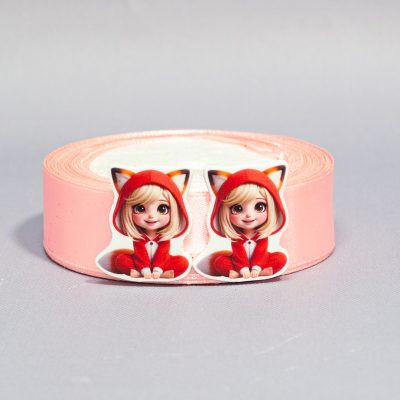 Кабошон Серединка Девочка кигуруми Лисичка