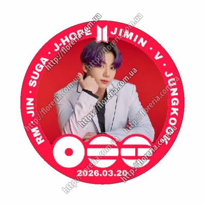 Заготовка для значка круглая BTS Чонгук (Чон Чонгук)