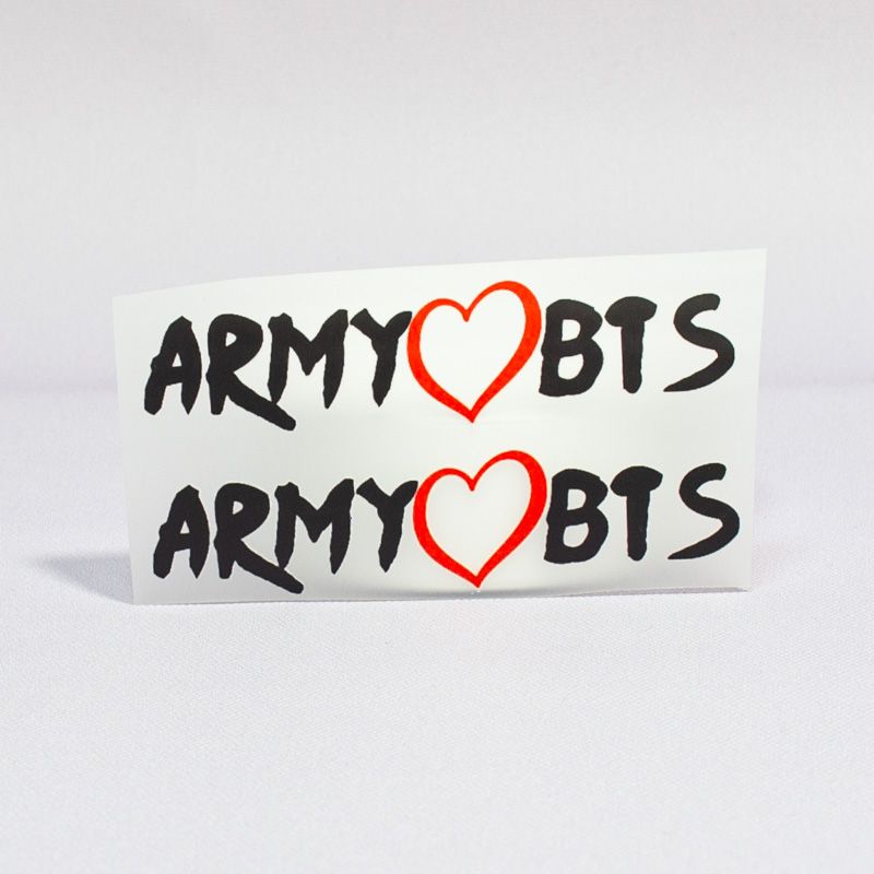 ТермоНаклейки БТС BTS Армия за 2 шт