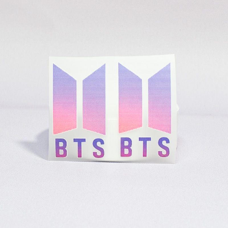 ТермоНаклейки БТС BTS Логотип за 2 шт